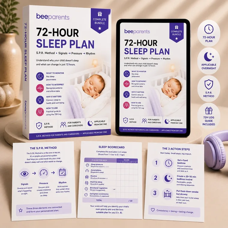 72-Hour Sleep Plan book and tablet